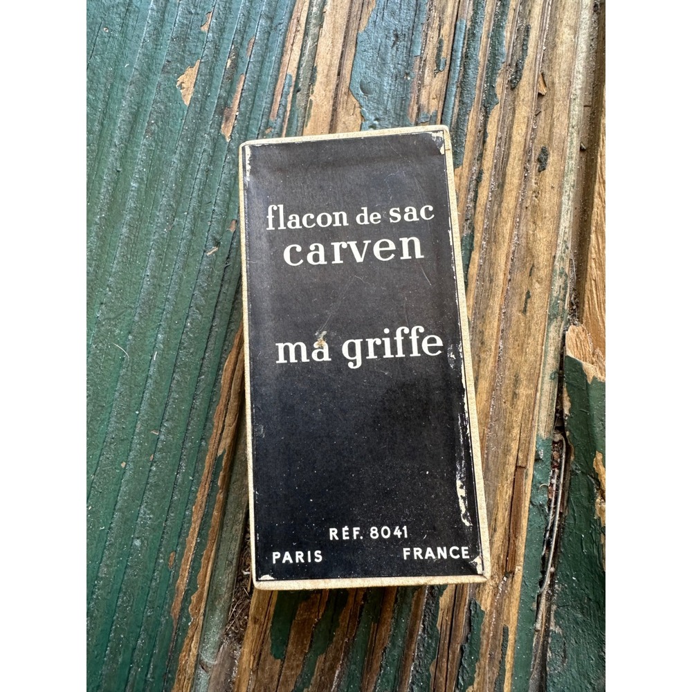 Vintage Carven Paris Ma Griffe Flacon de Sac Empty Perfume Box Ref 8041 France